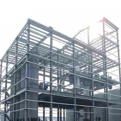 การเชื่อม H ส่วนโครงสร้างเหล็ก อาคารอุตสาหกรรมที่มีพลาสติกเหล็ก / อลูมิเนียมหน้าต่างและประตู