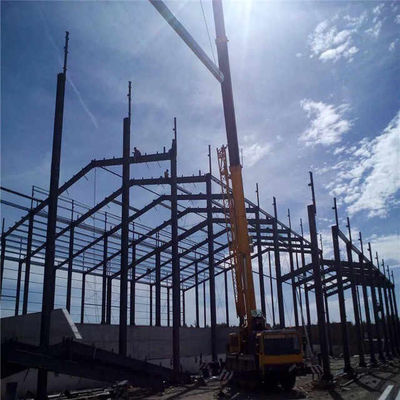 อาคารเก็บของกรอบเหล็ก อาคารสํานักงานพาณิชย์ Prefab