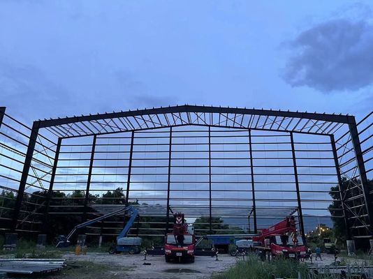 สร้างโกดังโลหะยาวนาน อาคารเก็บของเอง Prefab แพเนลแซนด์วิช
