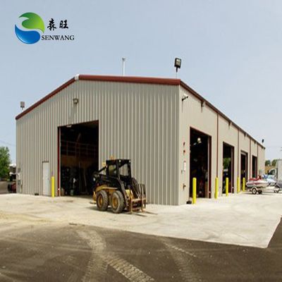 โรงงานชาร์ด Prefab โครงสร้างเหล็กกระปุกเบา สําหรับอาคารอาศัย