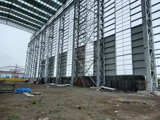 Q355 หรือ Q235 โกดังกรอบ โรงงานโรงงานผลิตโลหะช่าง