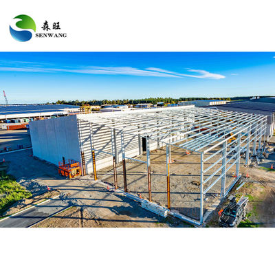 โครงสร้างสแตนเลส Prefab โกดัง กันลม โครงสร้างคอนเทนเนอร์ Prefabricated