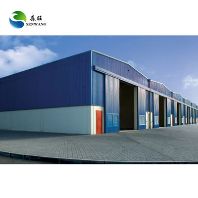 โครงเหล็กสำเร็จรูปสำหรับโกดังสินค้าแบบ Portal Frame พร้อมเหล็ก Q235/Q355