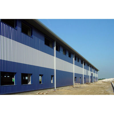 สะดวกในการประกอบ Prefab Warehouse อาคารเหล็ก ด้วยพลาสติกเหล็กและวัสดุอลูมิเนียม