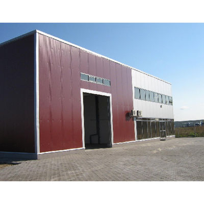 ตัวเลือกการออกแบบที่หลากหลายและการทาสีกระปุกสําหรับโครงสร้างโลหะ Prefab