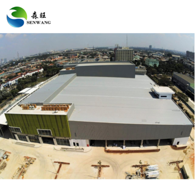 โกดังโครงสร้างเหล็กพร้อมใบรับรอง ISO 9001-2008
