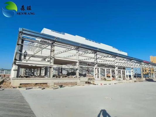 โรงงานโครงสร้างเหล็กขนาดปรับแต่งได้ พร้อมโครงสร้างแบบเบา และวิศวกรติดตั้งหน้างาน