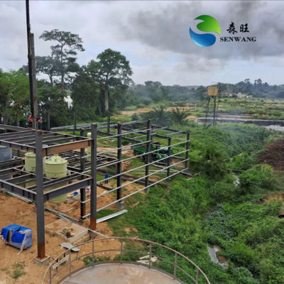 คลังสินค้าเหล็กสำเร็จรูปเสาเหล็กที่ปรับแต่งได้ พร้อมช่องแสงไฟเบอร์กลาสเสริมพลาสติกและออกแบบ CAD