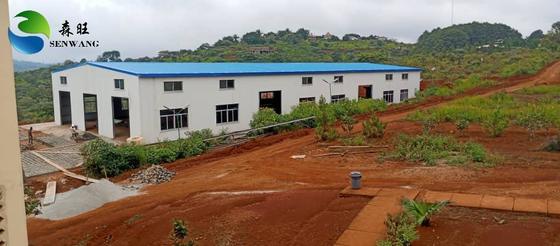 คลังสินค้าโครงสร้างเหล็กสีต่อต้านการกัดกร้าว หรือเหล็กกระปุกที่มีความละเอียดของหลังคา 30% และเวลาติดตั้ง 2 ถึง 4 สัปดาห์