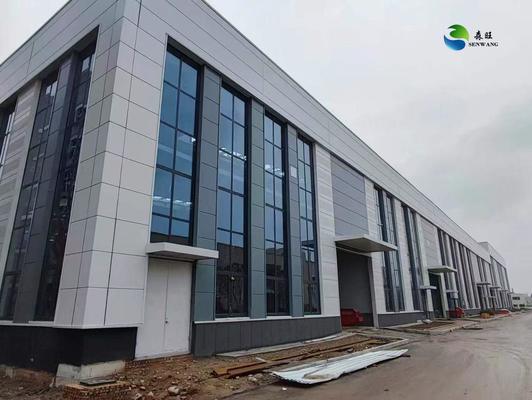 โกดังโครงสร้างเหล็ก 2-4 สัปดาห์ ระยะเวลาการติดตั้ง 3D3S การออกแบบและการจัดวางที่สามารถปรับแต่งได้