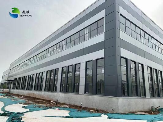 โรงงานสร้างโครงสร้างเหล็ก 9 จุดที่เกิดจากแผ่นดินไหว ด้วยเหล็กเบา Q355 และระยะเวลาการสร้างที่สั้น