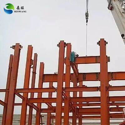 โครงสร้างเหล็ก โกดังที่มีวัสดุกันไฟ การออกแบบแบบจําลองและพื้นที่เก็บของที่ขยายได้