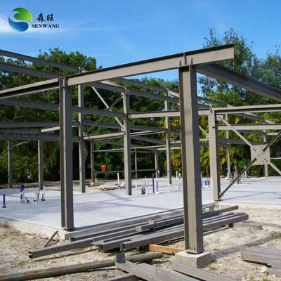 อาคารเก็บของจากเหล็กประเภทเหล็กที่มี pvdf sail ปลายให้ความคุ้มกันจากสรรพสิ่งแวดล้อมและการใช้งาน