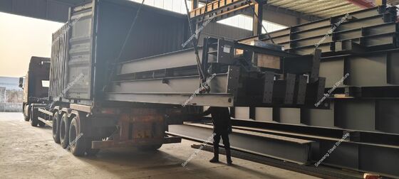 Steel Structure Warehouse with Seismic 9 Points Resistance and 5~30 Degree Pitch Using Q235B Q355B Steel