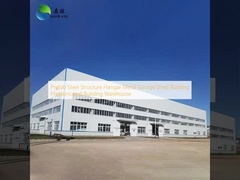 โครงสร้างสแตนเลส Prefab Hangar โครงสร้างโรงรถเมทัล โครงสร้างโรงเก็บอาคาร Prefab โครงสร้างโกดัง