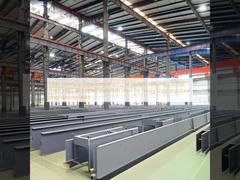 โรงงานวิศวกรรมเหล็กกล้าความเข้มข้นสูง ใช้วัสดุหลัก Q235B และวัสดุอื่นๆ เหมาะสำหรับงานวิศวกรรมโครงสร้างหนัก