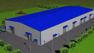 โซลูชั่นคลังสินค้าโครงสร้างเหล็กช่วงใหญ่ที่ทนทาน